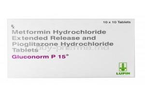 Gluconorm-P, Pioglitazone/ Metformin