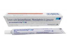 Proctosedyl BD Cream, Phenylephrine/ Beclometasone/ Lidocaine