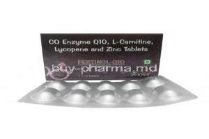 FERTINOL Q10,  Coenzyme Q10/ L-Carnitine/ Lycopene/ Zinc
