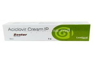 Zoster Cream, Acyclovir