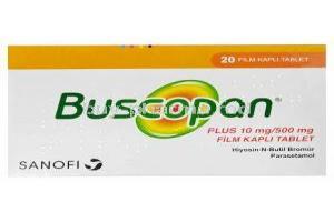 Buscopan plus, Butylscopolamin/Paracetamol
