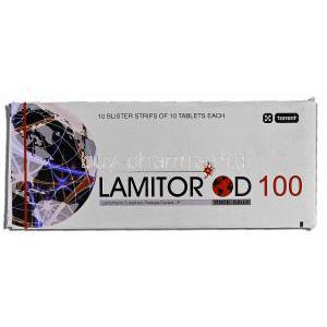 Lamitor OD, Lamotrigine 100mg, Box