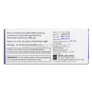 Lanthonate, Lanthanum Carbonate (Microlabs)