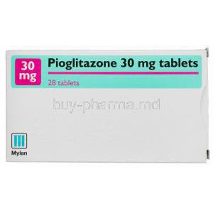 PIOGLITAZONE, Generic Actos, Pioglitazone 30mg Box