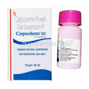 Cepodem-DT, Generic Vantin, Cefpodoxime 18gm/ 30ml 30ml Oral Suspension Ranbaxy manufacturer