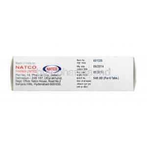 Desifer, Generic Exjade, Deferasirox 400mg Natco Pharma manufacturer
