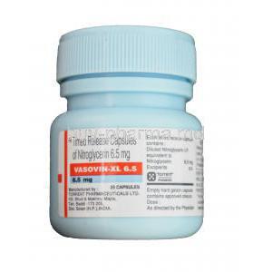Vasovin-XL, Nitroglycerin 6.5mg Time Release Capsules