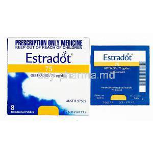 Estradot Oestradiol 75mcg Transdermal Patches