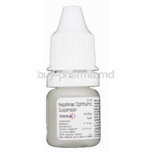 Amnac, Nepafenac 0.1% 5ml Eye Drop Zydus Occucare bottle