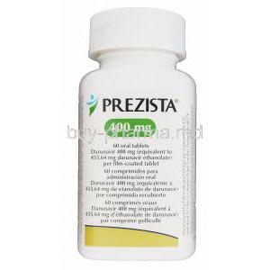 Prezista, Darunavir monoethanolate 400mg container