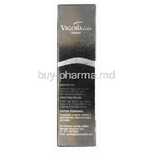 Vigora Lido, Lidocaine Spray storage condition