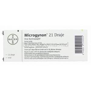 Microgynon, Levonorgestrel/ Ethinylestradiol 0.15mg/ 0.03mg Bayer Turkey