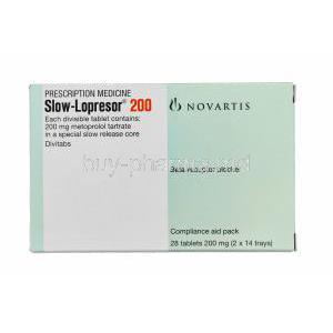 Slow Lopresor, Metoprolol Tartrate 200mg