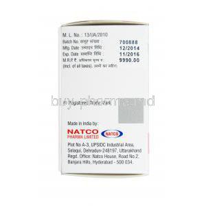 Erlonat, Generic Tarceva,  Erlotinib 100mg Natco Pharma