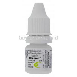 Ocepred, Prednisolone Acetate/ Ofloxacin  Eye Drops (Sun pharma)  Bottle