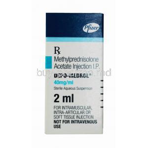 Depo-Medrol, Methylprednisolone Acetate Injection, 40mg/ml 2ml