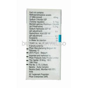 Depo-Medrol, Methylprednisolone Acetate Injection, 40mg/ml 2ml