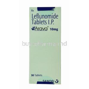 Arava, Leflunomide, 30 tabs 10mg, packaging