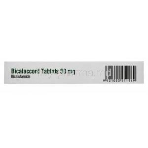 Generic Casodex, Bicalaccord, Bicalutamide 28tabs 50mg, packaging