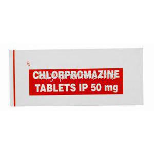 Generic Largactil, Chlorpromazine 50mg packaging