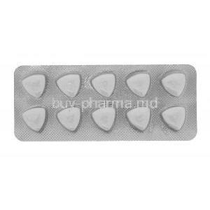 Fildena, Sildenafil Citrate Chewable Tablets 100mg 100tabs, Front blister packaging with pills