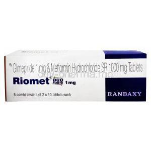 Riomet DUO 1 SR, Glimepiride and Metformin