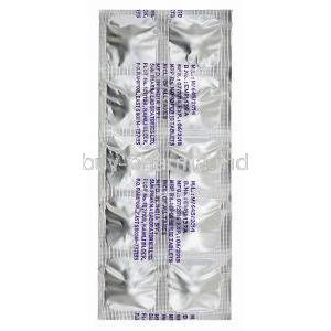 Olvance M 50, Olmesartan and Metoprolol tablets back