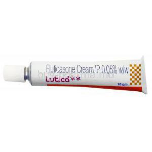 Lutica Cream, Fluticasone tube