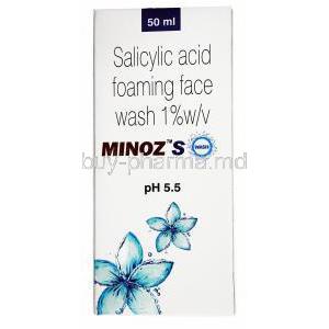 Minoz S Face Wash, Salicylic Acid