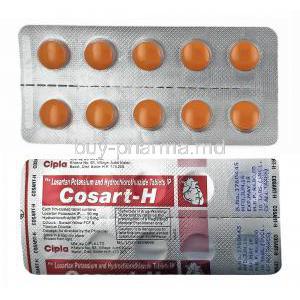 Cosart - H, Losartan and Hydrochlorothiazide tablets