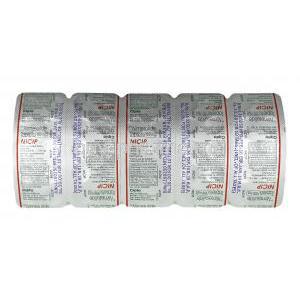 Nicip, Nimesulide tablets back