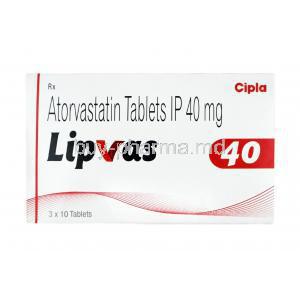 Lipvas, Atorvastatin 40mg