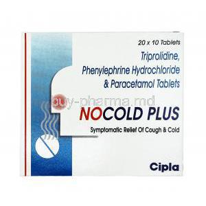 Nocold Plus, Paracetamol/ Pseudoephedrine/ Triprolidine