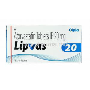 Lipvas, Atorvastatin 20mg