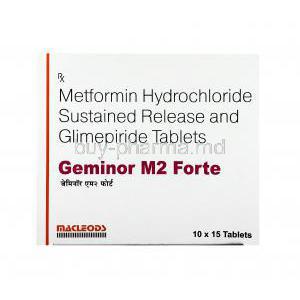 Geminor M Forte 2mg, Glimepiride and Metformin