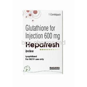 Hepafresh Injection, Glutathione box