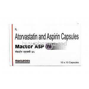 Mactor ASP, Atorvastatin/ Aspirin(ASA)