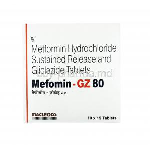 Mefomin GZ, Gliclazide/ Metformin