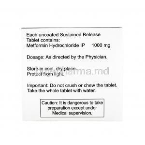 Mefomin , Metformin 1000mg dosage