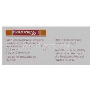 prazosin generic name