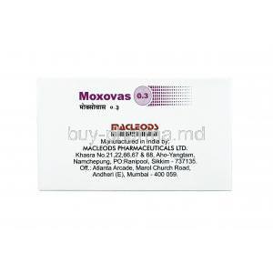 Moxovas, Moxonidine manufacturer