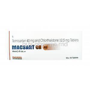 Macsart CH, Telmisartan/ Chlorthalidone