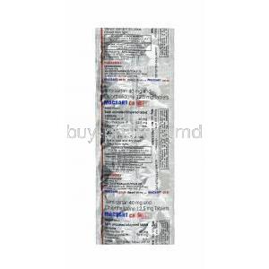 Macsart CH, Telmisartan and Chlorthalidone tablets