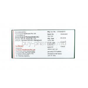 Divalgress, Divalproex 1000mg manufacturer