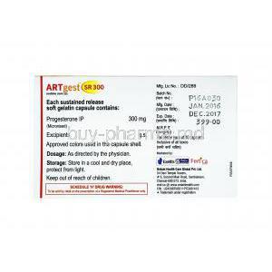 Artgest, Natural Micronised Progesterone manufacturer