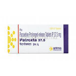 Patroxta, Paroxetine 37.5mg