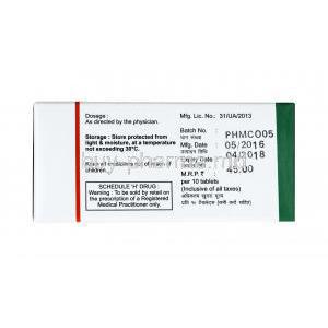 Qtripil, Quetiapine 50mg dosage