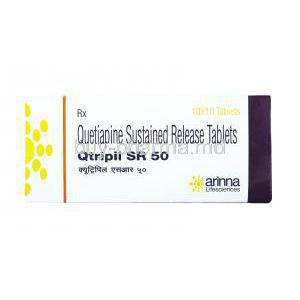 Qtripil, Quetiapine 50mg (SR)