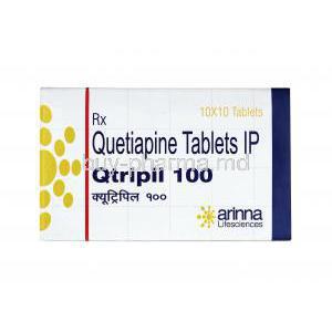 Qtripil, Quetiapine 100mg