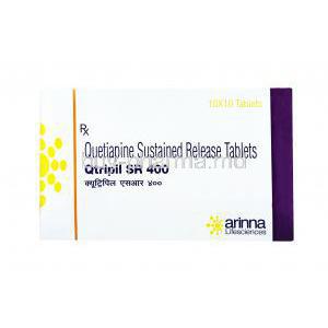 Qtripil, Quetiapine 400mg(SR)